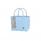 Mini Paris - Mini Shopper fat strap with contrast PU tassel-45 faded blue thumbnail