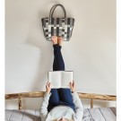 Handed by Paris  Shopper - kurv - natural mix black19 thumbnail
