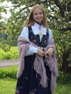 Dehn Design Daisy sjal rosa melert  -midlertidig utsolgt thumbnail