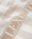 Lexington Icons Cotton Jacquard Star Kitchen Towel, White/beige thumbnail