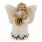 Angel w/Embroidery Holding Harp - Small thumbnail