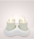 Luminara 4 Led Telys m/ Lader thumbnail