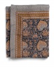 Linen Tablecloth - Oriental - Navy Blue - 150x350cm 1114 thumbnail