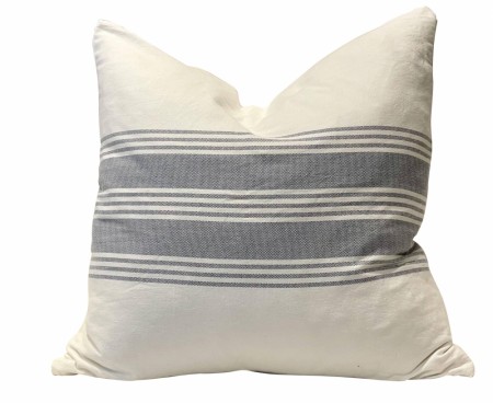 Mille Moi putetrekk Carla Stripe Blue 50 x 50 cm