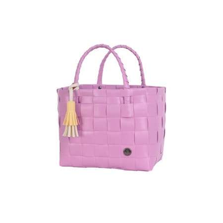 Mini Paris - Mini Shopper fat strap with contrast PU tassel-146 fuchsia pink