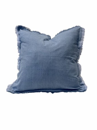 Mille Moi putetrekk Chamray blue 50 x 50 cm-midlertidig utsolgt