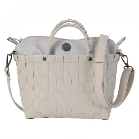 Dash Crossbody Bag with Zip Pale Grey 