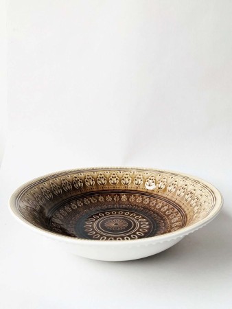 Valborg serveringsbolle d 30 cm brun