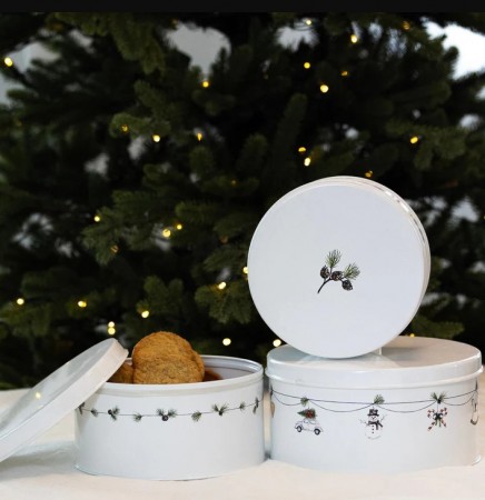 SÖGNE KAKEBOKS JULEMOTIV S D:17CM H:9 CM 