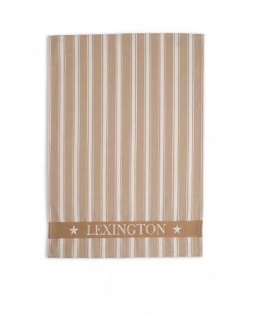 Lexington Icons Cotton Twill Waffle Striped Kitchen Towel 