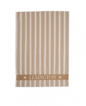 Lexington Icons Cotton Twill Waffle Striped Kitchen Towel