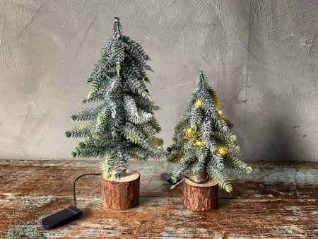 Juletre m/ ledlys 27cm 