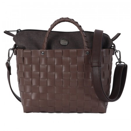 Dash Crossbody Bag with Zip Espresso Brown