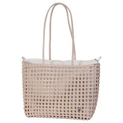 Maze - Leisure bag color caffé latte fat strap size L with inner bag with zip closure