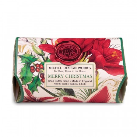 Merry Christmas large soap bar