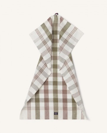 Lexington Checked kitchen towel linen blend