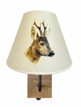 Franske vegglampe u/ skjerm 