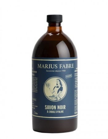 Marius Fabre Black Soap Refil 1 liter