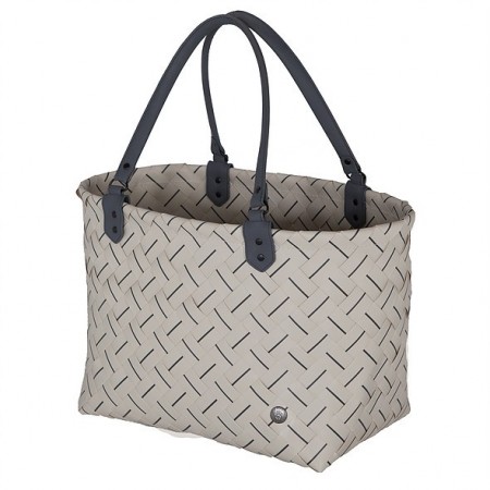 Handed by Luxury shopper - kurv- Lyegrå/Mørkegrå