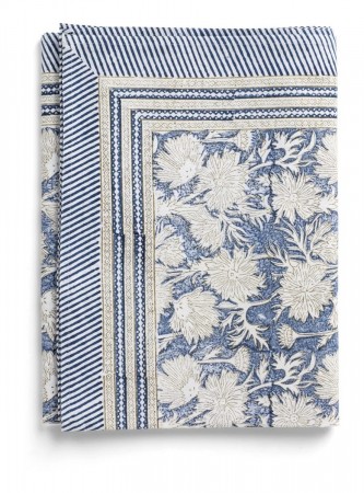 Tablecloth - Waterlily - Navy Blue - 150x230cm