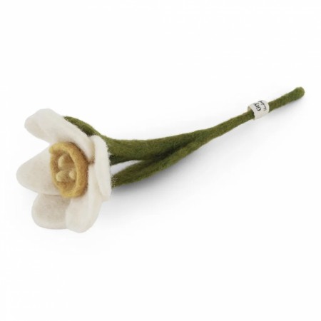 Daffodil Flower - White - Small 55 cm