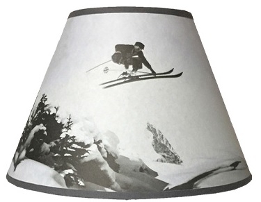 Lampeskjerm 25 cm -skihopper