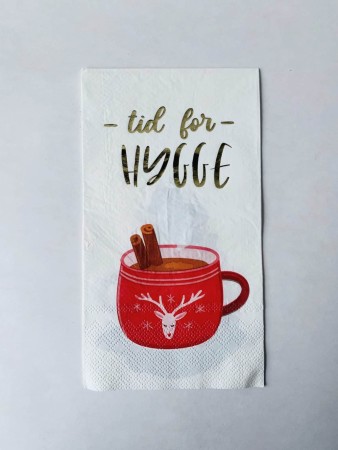Serviett tid for hygge 33×40 Cm