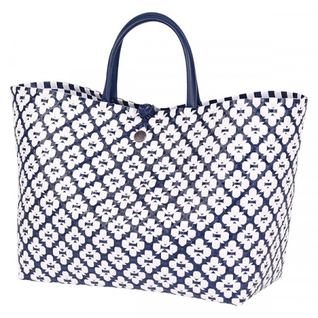 Motif Bag navy with  white pattern 22