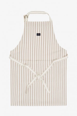 Lexington Oxford stripes forkle beige