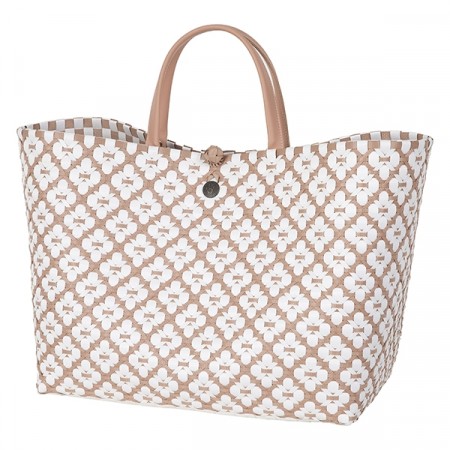 Motif Bag marsala with  white pattern -pale gray 08
