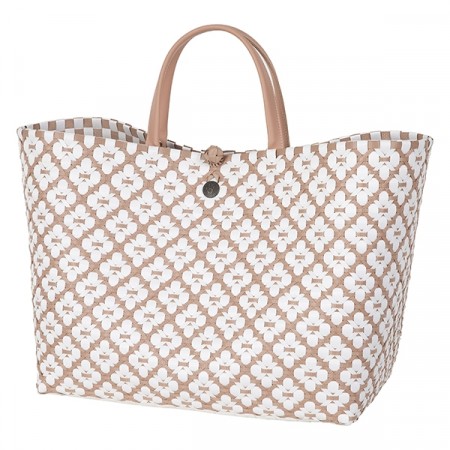 Motif Bag marsala with  white pattern -pale gray 08