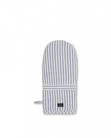 ICONS COTTON HERRINGBONE STRIPED GRYTEVOTT BLUE/WHITE