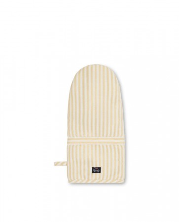 ICONS COTTON HERRINGBONE STRIPED GRYTEVOTT YELLOW/WHITE