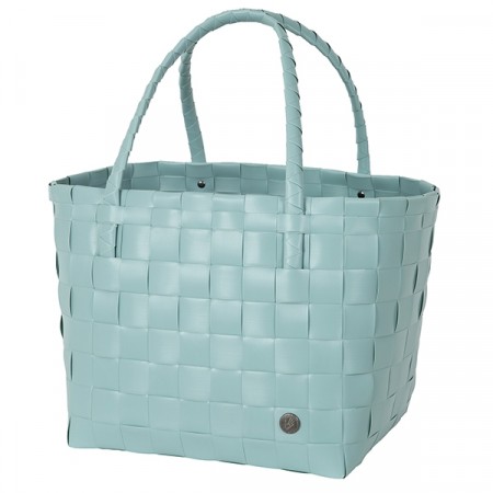 Handed By Paris Shopper  kurv - dusty turquoise - 62-midlertidig utsolgt