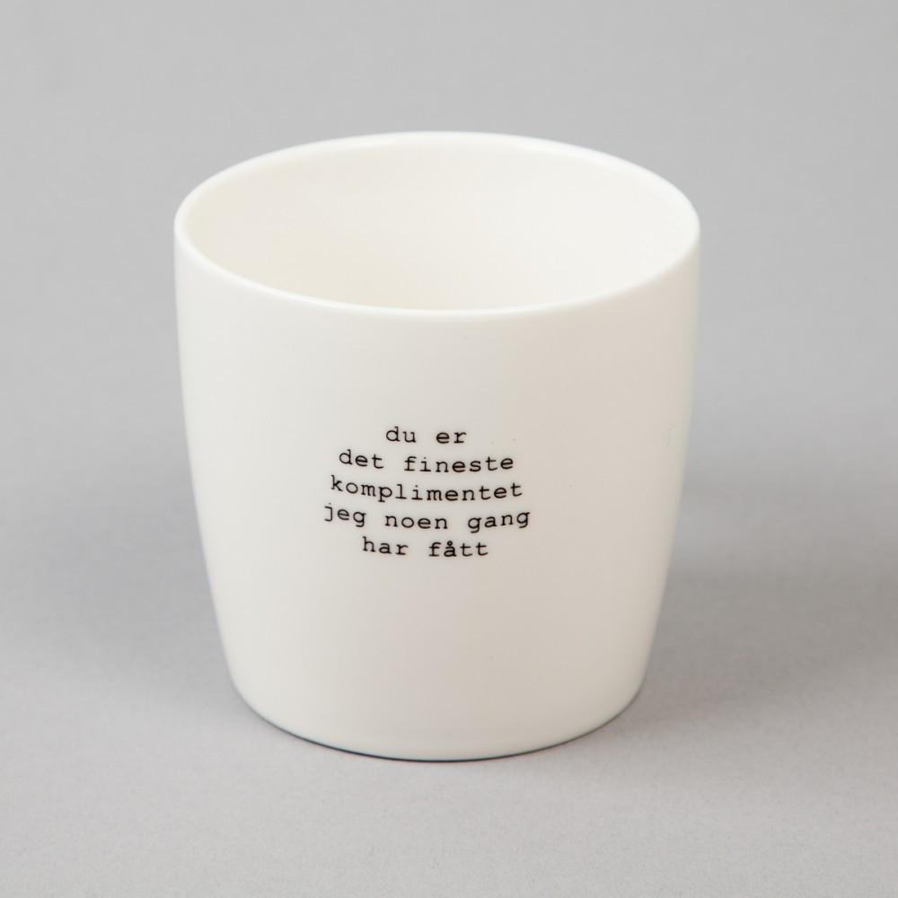 Sögne krus "Komplimentet" by Trygve Skaug