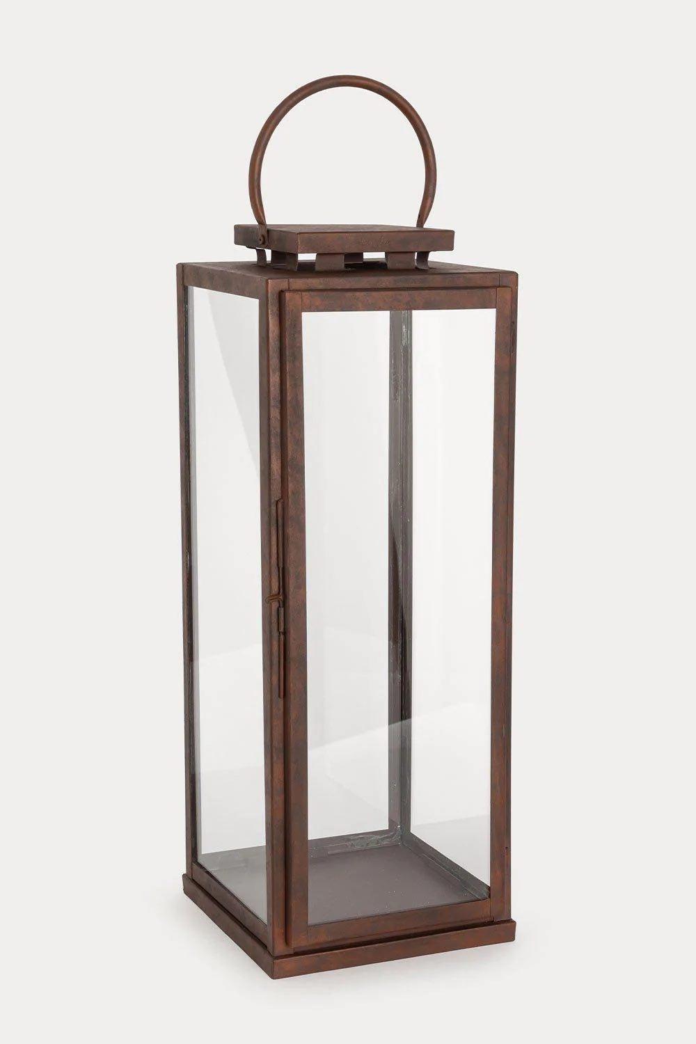 Halvor Bakke Design lanterne i rustet metall 56 cm