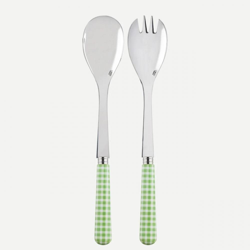 Salatbestikk  - Vichy garden green