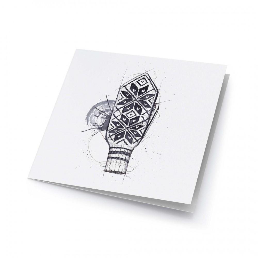 KUNSTKORT 16,5CM "SELBUVOTT"