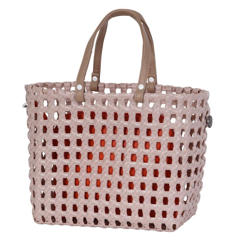 Maze Mini - Handbag fat strap size S with PU handles and detachable clutch