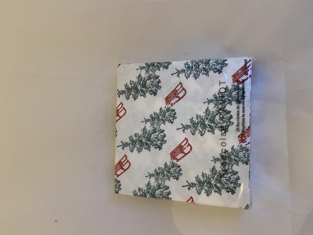 Servietter fra Paviot med kjelke