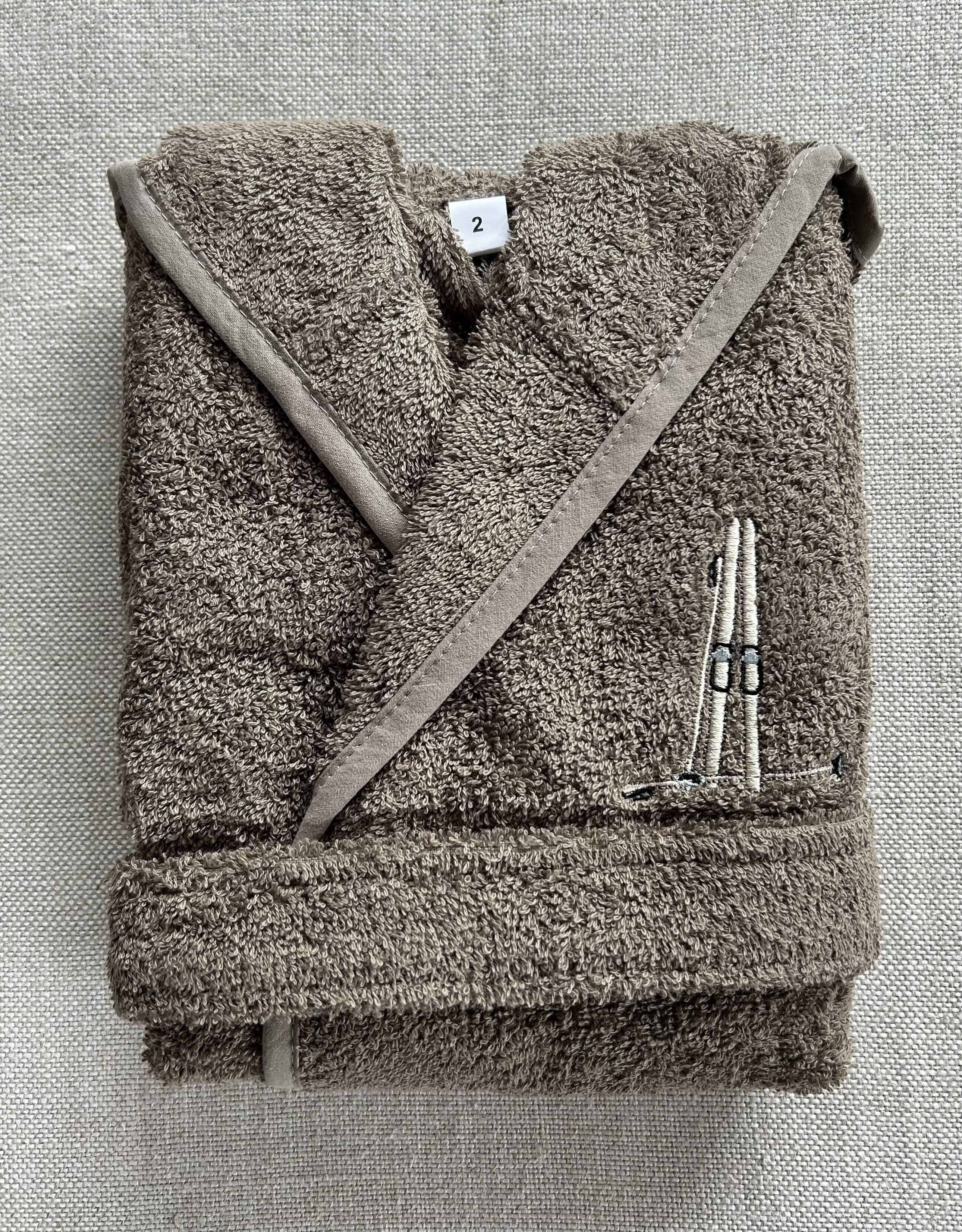 Ski bade- og morgenkåpe Mocca Barn