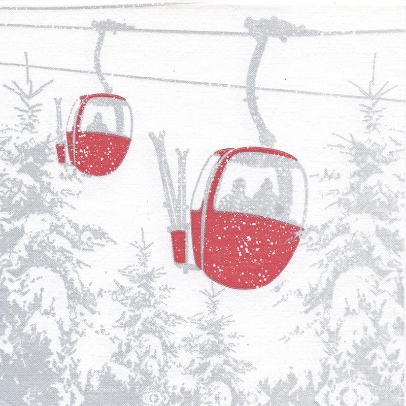 Servietter fra Paviot med gondolheis-utolgt