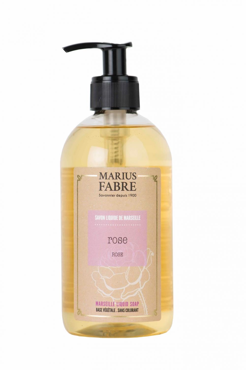 Marius Fabre Olivensåpe Rose 400 ml