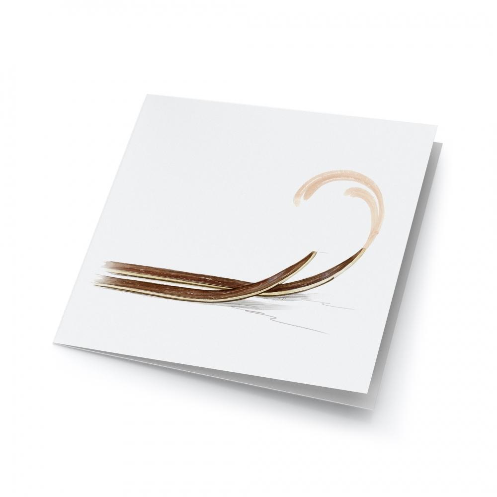 Kunstkort   "SKI" 16 cm